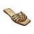 (8408-16288) Rasteira Tiras Douradas Light Gold - Imagem 4