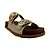 (8419-16318) Flatform Tiras Fivelas Douradas Areia - Imagem 2