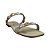(237Ne) Rasteira Duas Tiras Apliques Metalizados Off White - Imagem 2