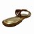 (Pe2353) Rasteira Tiras H Ouro Light - Imagem 3