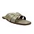 (Pe2353) Rasteira Tiras H Off White - Imagem 2