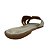 (Pe2353) Rasteira Tiras H Off White - Imagem 3