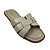 (Pe2353) Rasteira Tiras H Off White - Imagem 4