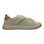 (28048Sd) Tênis Feminino Casual Detalhe Lateral Off White - Imagem 1