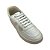 (33008Sd) Tênis Feminino Duas Faixas Laterais Branco/Off - Imagem 4