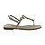 (700211454) Sandália Rasteira Com Aplicações Metalizadas Off White - Imagem 1