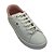 (33017Sd) Tênis Feminino Com Detalhes Decorativos E Design Moderno Branco - Imagem 4