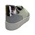 (21114Sd) Tênis Casual Bicolor Detalhe Metálico Branco/Off - Imagem 3