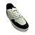 (21114Sd) Tênis Casual Bicolor Detalhe Metálico Branco / Preto - Imagem 4