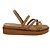(8404-16188) Flatform Tiras Trançadas Detalhe Brilho Natural - Imagem 1