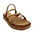 (8404-16188) Flatform Tiras Trançadas Detalhe Brilho Natural - Imagem 2