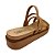 (8404-16188) Flatform Tiras Trançadas Detalhe Brilho Natural - Imagem 3