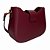 (Lk3010) Kit Bolsa Feminina 2 Peças Alça Transversal Ajustável Moderna Elegante Bordo - Imagem 5