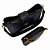 (Lk3010) Kit Bolsa Feminina 2 Peças Alça Transversal Ajustável Moderna Elegante Preto - Imagem 4