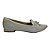 (8117-16524) Sapatilha Bico Fino Matelassê Laço  Off White - Imagem 1