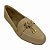 (8263-16492) Mocassim Texturizado Com Detalhe Dourado E Laço Areia - Imagem 4