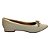 (8117-16525) Sapatilha Matelassê Laço Bico Fino Off White - Imagem 1