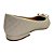(8117-16525) Sapatilha Matelassê Laço Bico Fino Off White - Imagem 3
