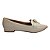 (8117-16527) Sapatilha Bico Fino Entrelaço Detalhe Metálico Off White - Imagem 1