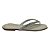 (Ue2596) Rasteira Com Tiras Em Strass Off White - Imagem 1