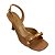 (5432-12626) Scarpin Slingback Laço Frontal Capuccino - Imagem 4