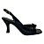 (5432-12626) Scarpin Slingback Laço Frontal Preto - Imagem 1