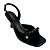 (5432-12626) Scarpin Slingback Laço Frontal Preto - Imagem 4