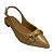 (79082) Sapatilha Slingback Detalhe Dourado Bistro - Imagem 4