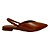 (79060) Sapatilha Slingback Bico Fino Caramelo - Imagem 1