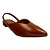 (79060) Sapatilha Slingback Bico Fino Caramelo - Imagem 2