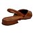 (79060) Sapatilha Slingback Bico Fino Caramelo - Imagem 3