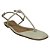 (675511754) Rasteira Tira Nó Decorativo Off White - Imagem 2