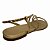(76.039) Sandália Rasteira Com Tiras E Calce Fácil Ouro Light - Imagem 3
