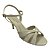 (7155A-21067) Sandália Salto Alto Fino Com Tiras Cruzadas Off White - Imagem 4