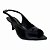 (810001) Sandália Peep Toe Slingback Salto Taça Preto - Imagem 2