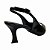(810001) Sandália Peep Toe Slingback Salto Taça Preto - Imagem 3