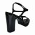 (839002) Sandália Meia Pata Salto Bloco Tiras Cruzadas Preto - Imagem 3