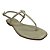 (An1492) Sandália Rasteira Minimalista Tiras Finas  Off White - Imagem 2