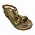 (40210-100) Papete Flatform Com Tiras Em T E Aplicações Metálicas Champagne - Imagem 4