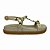 (40210-100) Papete Flatform Com Tiras Em T E Aplicações Metálicas Off White - Imagem 1