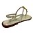 (V218) Rasteira Pedrarias Tira Ajustável Off White - Imagem 3