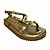 (40195-100)Papete Flatform Com Tiras Em T E Aplicações Ornamentais Champagne - Imagem 2