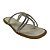 (90695) Rasteira Slide Com Tiras De Strass Entrelaçadas  Off White - Imagem 2