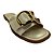 (952131) Rasteira Slide Fivela Imponente Aplicações Resina Off White - Imagem 2
