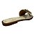 (952131) Rasteira Slide Fivela Imponente Aplicações Resina Off White - Imagem 3