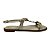 (N323198) Rasteira Recortes Orgânicos Aplicações Resina Off White - Imagem 1