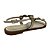 (N323198) Rasteira Recortes Orgânicos Aplicações Resina Off White - Imagem 3