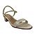 (687313968) Sandália Com Salto Bloco Médio Off White - Imagem 2