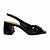 (1313-62460) Sandália Salto Bloco Slingback Preto - Imagem 1