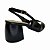 (1313-62460) Sandália Salto Bloco Slingback Preto - Imagem 3